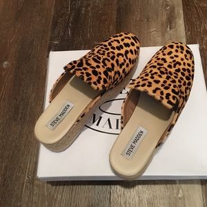 Steve Madden Leopard Mules